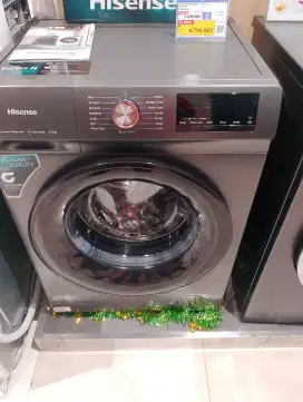HISENSE WM FRONTR LOADING 10,5 KG GREY