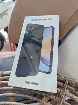 Samsung galaxy A34 5G 8/256GB black fresh no aktifasi segel