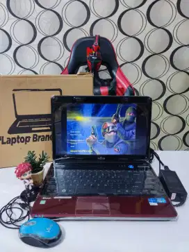 Fujitsu Lifebook LH531 Merah Meriah Siap Pakai