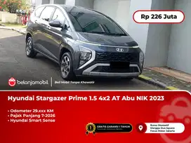 [ PAJAK PANJANG ] Hyundai Stargazer Prime 1.5 4x2 AT Abu NIK 2023/2024