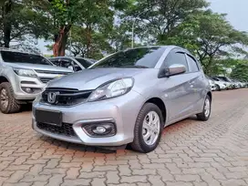 HONDA BRIO E CVT AT MATIC 2017 SILVER , KM 30RB