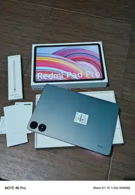Redmi Pad Pro Ram 8 internal 256 fulset ori like new