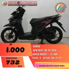 HONDA NEW BEAT CBS TH 2024 BEBAS PENGIRIMAN DAN BERGARANSI