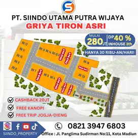 PROMO CASHBACK 20JUTAAN!! 5 MENIT DARI PUSAT KOTA MADIUN