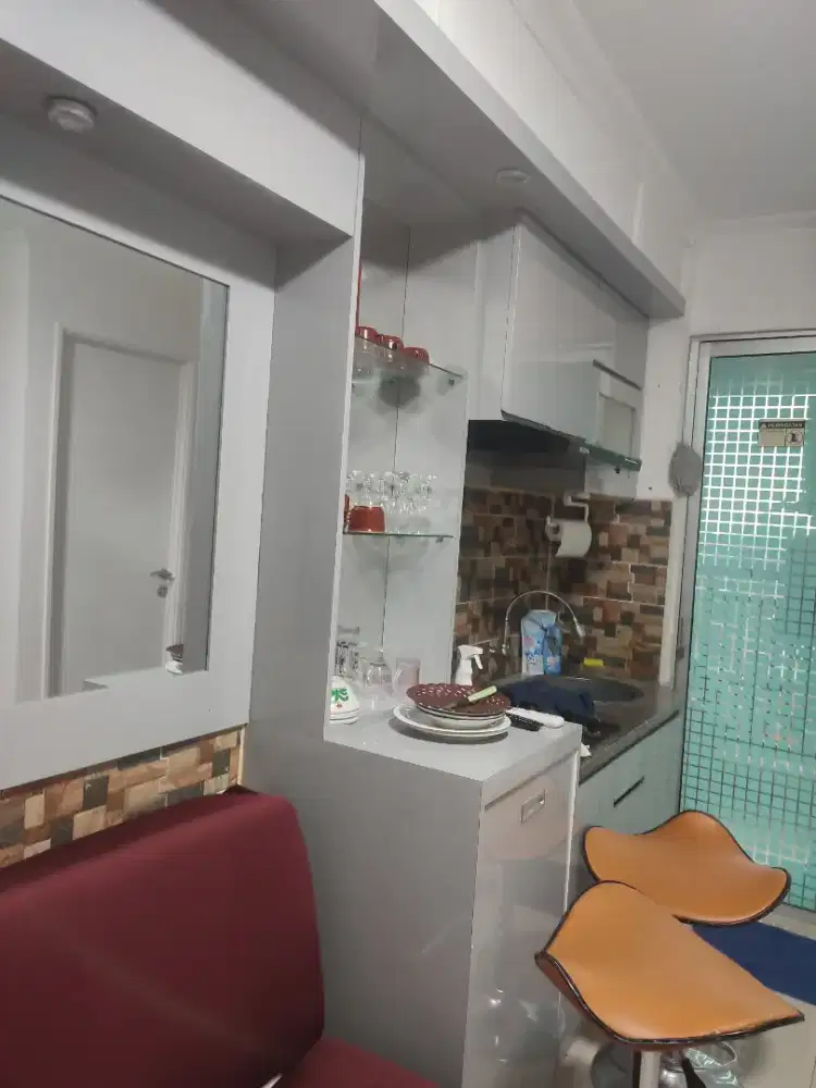 Dijual cepat  TP (nego)  1 unit apartemen lt 12 Full furnished SHM