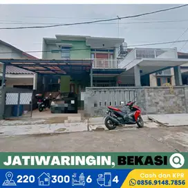 Rumah dijual Murah 6 Kamar, Jatiwaringin, Bekasi  dekat LRT Jatibening