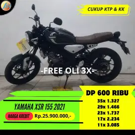 YAMAHA XSR 155 2021 KREDIT DP CUMA 600RB ANGSURAN TERJANGKAU KTP KK