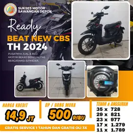 DP MURAH HONDA BEAT NEW CBS TAHUN 2024 CASH KREDIT BERGARANSI