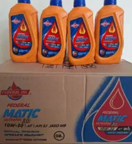 OLI FEDERAL MATIC 10w-30 800ml PERDUS ISI 24 BOTOL