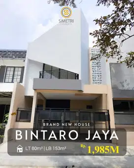 Dijual Rumah Baru di Bintaro Jaya Sektor 9, Tangsel