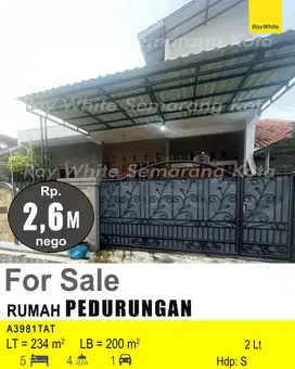 DIJUAL RUMAH DI PEDURUNGAN A3981