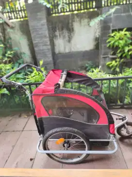Baby trailer bike/baby stroller