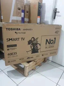 TOSHIBA AndroidTV 40 inch. Baru, bisa COD & disettingkan