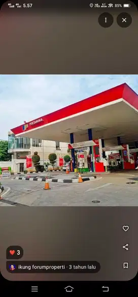 JUAL SPBU DI JL KARANG TENGAH RAYA LEBAK BULUS JAKARTA SELATAN