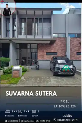 Dijual Cepat Rumah Cantik 2 Lantai di Suvarna Sutera Siap Huni