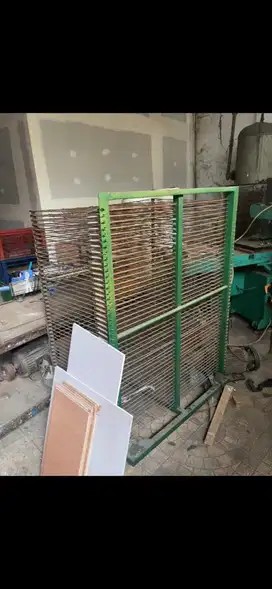 rak jemuran screen printing pengering sablon rak beso susun geser