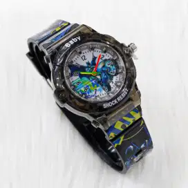 JAM TANGAN ANAK TRANSPARAN LAMPU MUSIK