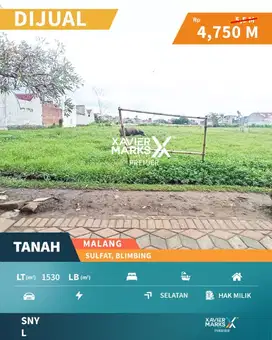 d003 Tanah Strategis Di Sulfat Malang Harga BU