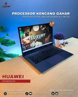 LAPTOP HUAWEI MATEBOOK D14 SLIM RYZEN 7 RAM SSD BACKLIGHT SECOND