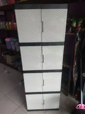 Rak pakaian 4 susun pintu dua