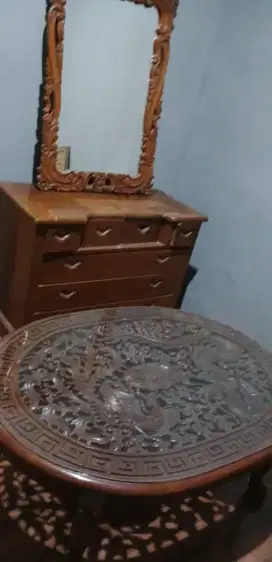 Furniture barang sekend kayu jati