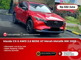 [KM ANTIK] Mazda CX-5 AWD 2.5 Sunroof BOSE AT Merah Metalik 2023/2024