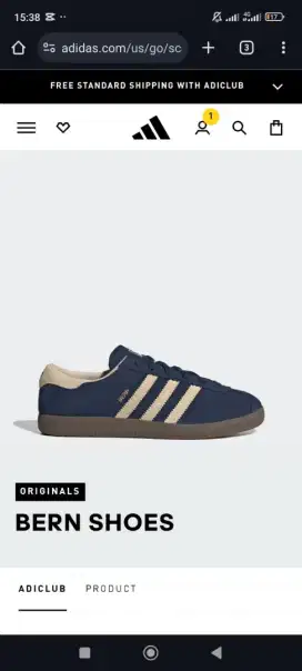 Addidas Burn Blue Indigo