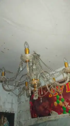 Lampu crystal beling