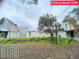 Di Jual BU tanah Kavling Pribadi SHM siap Bangun Harga menarik