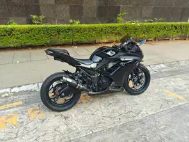 Ninja 250 FI Kesayangan Pribadi Modif Full Black