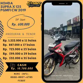SUPRA X 125 INJKS 2019 KM LOW DP MURAH