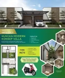 Dijual Rumah Paradiso Residence 486jt