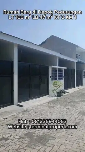 Rumah  Baru Perum Depok Syuhada   Kel Pedurungan Tengah Semarang Timur