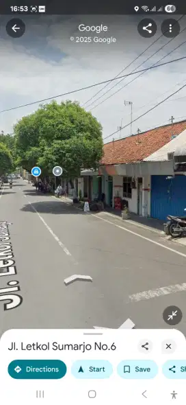 DI JUAL RUMAH / RUKO LETKOL SUMARJO
