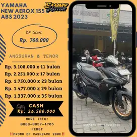 NEW AEROX 155 C ABS 2023 PROMO CASHBACK
