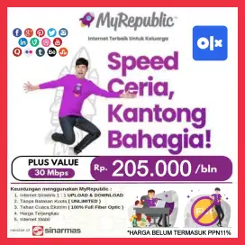 Pasang Wifi Murah MyRepublic Instalasi Dulu Baru Bayar