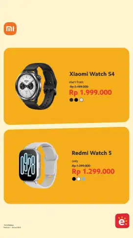 XIAOMI SMARTWATCH GARANSI RESMI 1TAHUN