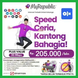 Pasang Wifi Murah MyRepublic Instalasi Dulu Baru Bayar