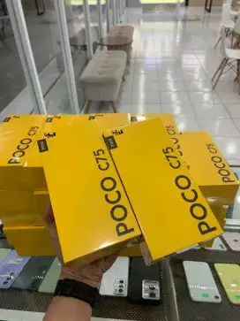 Poco C75 6/128 GB New Segel Garansi Resmi 15 Bulan Murah