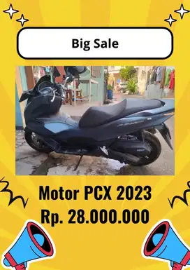 Jual Motor PCX CBS 2023 Second Hand, tangan pertama