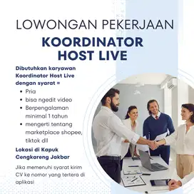 Koordinator host live streaming