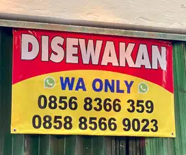 DISEWAKAN TOKO 1 LANTAI, DAERAH KRAMAT JATI