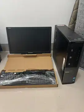 Pc core i5 gen 3 ram 8gb ssd 256gb hdd 500gb vga gt 710 2gb monitor 19