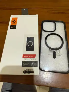 Case Casing iPhone 15 Pro Max Merk Spigen Original