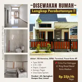 Disewakan Rumah Lengkap Perabotan di Cluster One Gate Sistem