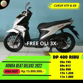 HONDA BEAT DELUXE 2022 KREDIT MURAH DP CUMA 400RB ANGSURAN RINGAN