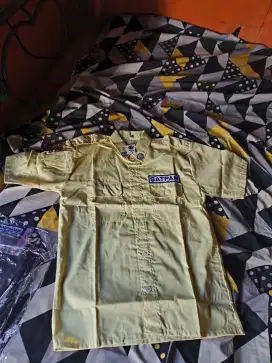 2 pasang baju pdh dan celana dan polsus satpam fulset
