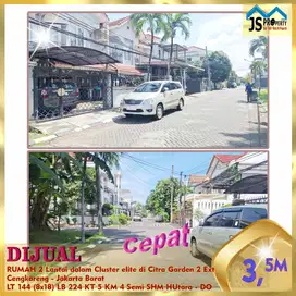 DIJUAL RUMAH 2 Lantai di Cluster elite di Citra 2 Ext Cengkareng - DO