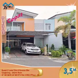 DIJUAL MURAH RUMAH 2 LANTAI 8X15 DI CITRA GARDEN CITY 6 JAKARTA BARAT