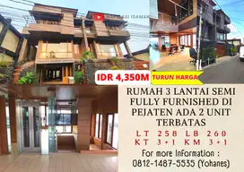 Rumah 3 Tingkat Semi Fully Furnished Di Pejaten Ada 2 Unit Terbatas